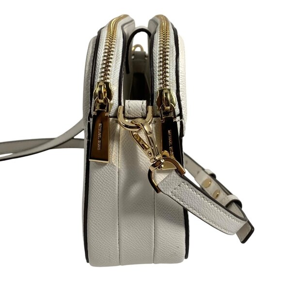 MICHAEL MICHAEL KORS Houston Crossgrain Leather Double-Zip Crossbody Bag EUC - Picture 6 of 11